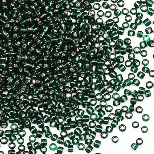 Miniatura 73 de Cuentas de semillas doradas transparentes de 4 mm al por mayor para hacer joyas, 110 gramos, aproximadamente 1600 piezas, cuentas de vidrio 6/0