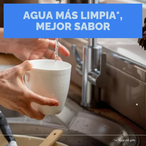 Miniatura 4 de Brita Sistema de filtro de agua para montaje en grifo, cromo, filtración sin espera, fácil instalación, filtro de agua multiusos para cocinas, baños