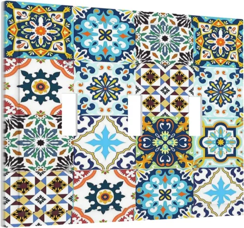 Miniatura 108 de Cubiertas Decorativas para Placas de Interruptor Diente de León Azul Rústico Citas Inspiradoras Casa de Campo Tablón de Madera Gris 1 Gang Cubierta