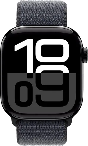 Miniatura 3 de Apple Watch Series 10 [caja GPS de 42mm] reloj inteligente con caja de aluminio negro brillante con correa deportiva Ink Loop. Rastreador de Caja