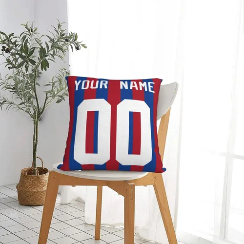 Miniatura 6 de Fundas de almohada personalizadas decorativas con nombre y número, fundas de almohada cuadradas para sofá, dormitorio, silla de automóvil