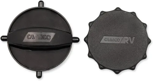 Camco Rhino Flex Cap Bayoneta y Tapa de Codo - Sella ambos extremos de tu manguera de alcantarillado para formar una conexión hermética contra One
