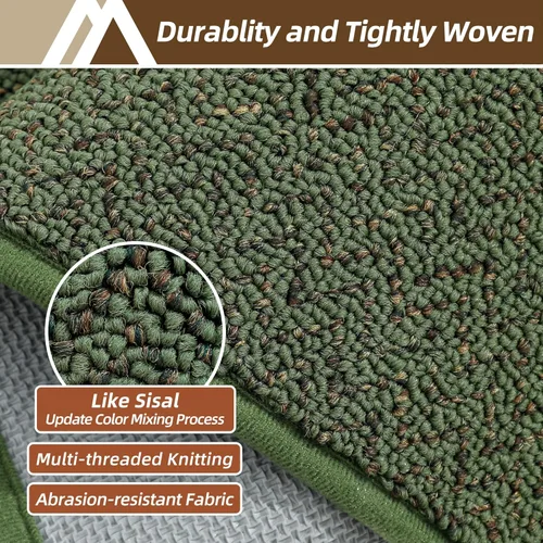 Miniatura 3 de COSY HOMEER Alfombra de pasillo de 2 pies 7 x 10 pies, antideslizante, lavable, absorbente, resistente a las manchas, alfombra para pasillo, entrada