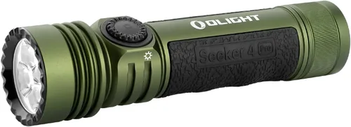 OLIGHT Seeker 4 Pro - Linternas recargables de 4600 lúmenes, luz LED brillante de alta potencia con funda USB C, impermeable IPX8 para emergencias,