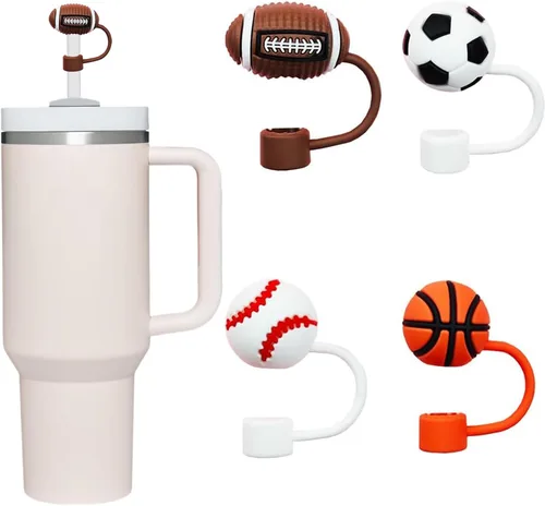Miniatura 23 de LDKEDKF 11 piezas de cubiertas para pajitas de vaso Stanley, tapa de silicona para pajitas de vaso Stanley de 30 y 40 onzas con vasos, accesorios