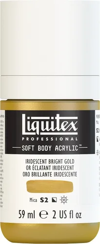 Miniatura 81 de Liquitex Professional Soft Body - Pintura acrílica, botella de 2 onzas (59 ml), blanco titanio Titanio Blanco