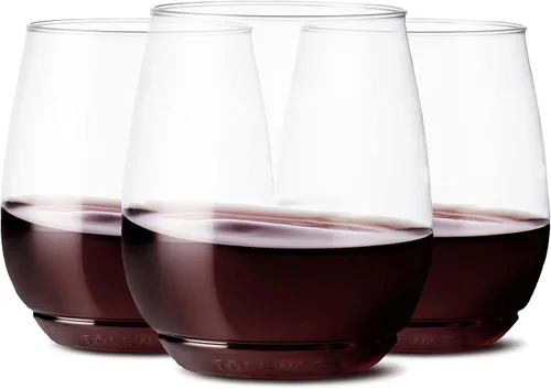 Miniatura 10 de TOSSWARE POP - Juego de 48 vasos de vino de 14 onzas, vasos de plástico reciclables, irrompibles y cristalinos, 48 unidades (Paquete de 1)