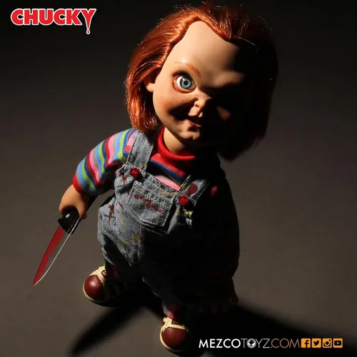 Miniatura 4 de Figura de acción con sonido Mezco Toyz 15 in Mega Good Guy Chucky