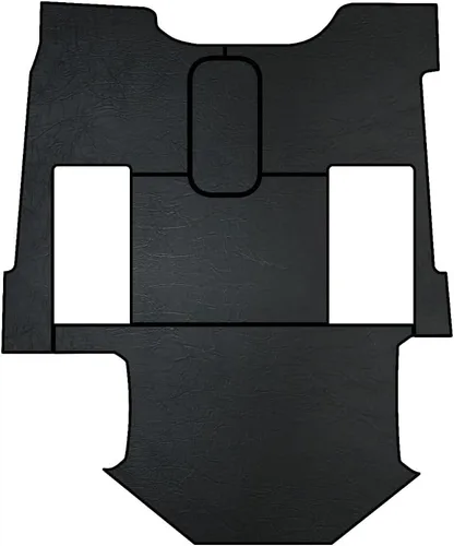Alfombrillas para Kenworth T680, juego completo de suelo y 2 alfombrillas protectoras adicionales - Prestige-Line (negro)