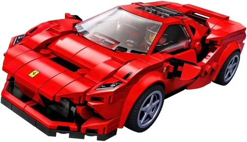 Miniatura 4 de LEGO Speed Champions 76895 Ferrari F8 Tributo - Autos de juguete para niños, kit de construcción con minifigura (275 piezas)