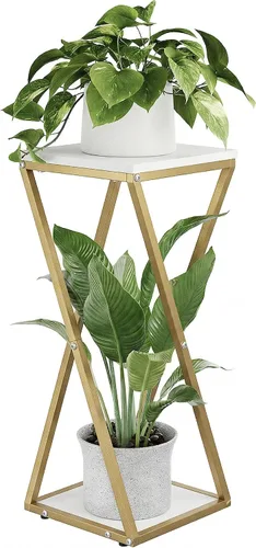 Miniatura 8 de Bamworld Soporte Alto para Plantas de Interior Estante de Esquina para Plantas Soporte Escalonado para Plantas Mesa de Madera para Plantas Soportes
