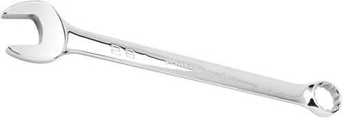 Miniatura 14 de Powerbuilt Llave combinada métrica de 0.945 in, caja de doble extremo de 12 puntos y extremo abierto, pulido de desplazamiento de 15 grados 644128