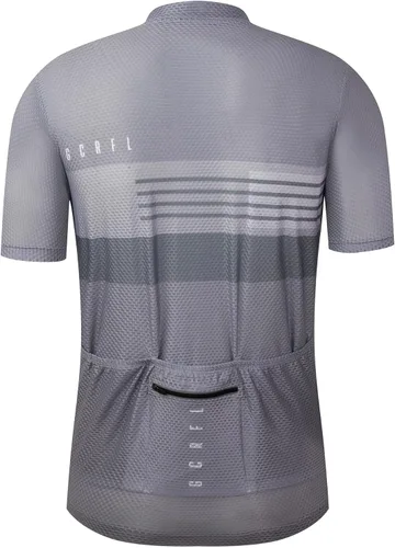 Miniatura 17 de GCRFL Maillot de ciclismo para hombre con 3+1 bolsillos con cremallera manga corta ciclismo ciclismo camiseta de ciclismo transpirable tela de malla