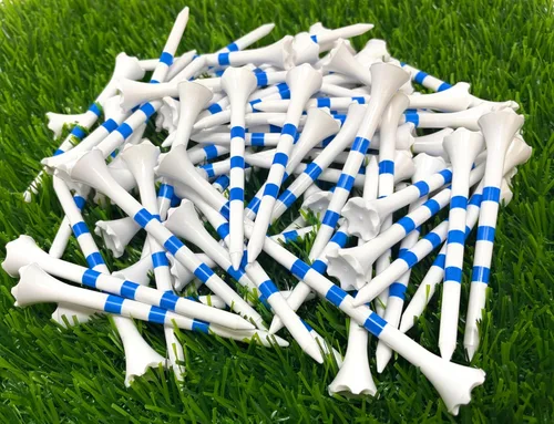 Miniatura 3 de NorthPointe Camisetas de golf de plástico de 3 ¼ pulgadas, rayas blancas/azules, 100 camisetas de golf de plástico a granel (100, 3 1/4 pulgadas)