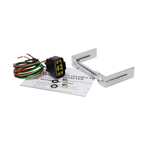 Miniatura 5 de MOTOR METER RACING Classic Series Vintage 3.346 in 3-3/8" tacómetro para motor de gasolina 8000 RPM esfera blanca aguja roja