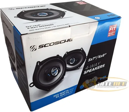 Miniatura 8 de Scosche HD57684 - Juego de altavoces de puerta de coche de alto rendimiento de 5 x 7 pulgadas de rango completo de 4 vías para una mejor experiencia