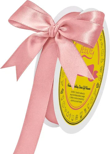 Miniatura 270 de Cinta de satén blanca antigua de doble cara de 1-1/2 pulgadas x 50 yardas, cinta de poliéster para envolver regalos, día de San Valentín, bodas
