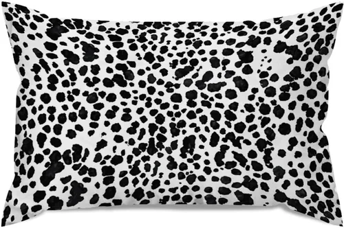 Miniatura 40 de Fundas de almohada con estampado de leopardo y guepardo negro y marrón, 12 x 18 pulgadas, fundas de cojín de granja para sofá, sala de estar