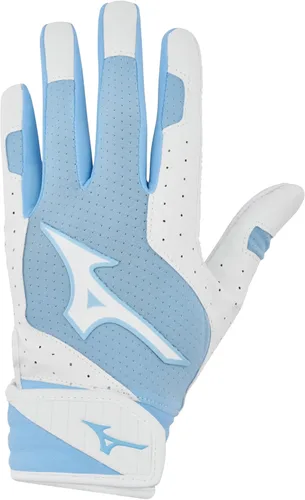 Miniatura 18 de Mizuno Finch Softball - Guantes de bateo acolchados Par Adulto y joven Palma antideslizante Palma acolchada Parte trasera de malla