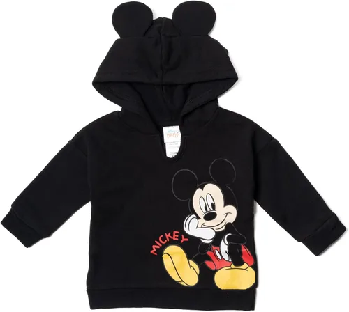 Miniatura 4 de Disney Classics Mickey Mouse Winnie the Pooh Baby Hoodie Bodysuit and Pants 3 Piece Outfit Set Newborn to Infant