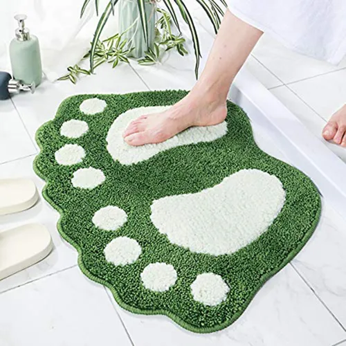 Miniatura 10 de Alfombras de baño, absorbentes de agua, antideslizantes, para usar en el baño, ducha, habitación, etc. Tapete de baño de microfibra suave, lavable a