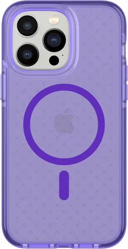 Miniatura 19 de tech21 iPhone 14 Pro Evo Check compatible con MagSafe® - Funda protectora de teléfono delgada y absorbente de golpes con protección FlexShock Negro
