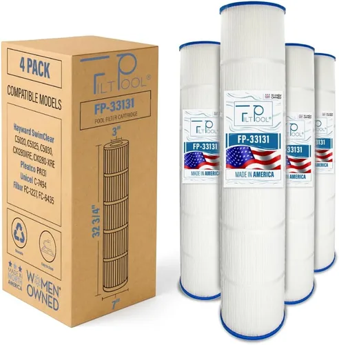 Miniatura 15 de FP-1460A - Filtro de piscina de repuesto para Hayward CX480XRE, C2025, C2020, plisado PA56SV, Filbur FC-1223, FC-6420, Unicel C-7458 y PLFPA56SV