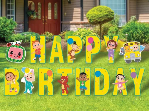 Miniatura 13 de Señales de patio de Paw Patrol con estacas de metal, personajes de 17 pulgadas