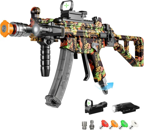 Pistola de lavado a presión giratoria de 3600 PSI, mango de gatillo fácil de tirar con enchufe de conexión rápida de 3/8 pulgadas, cañón de espuma