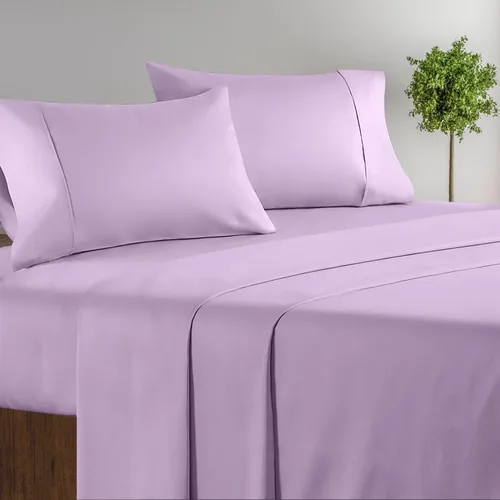 Miniatura 6 de Juego de ropa de cama de 4 piezas de 800 hilos, 100% algodón, tamaño individual, color negro, sábana bajera ajustable de algodón de fibra larga, se