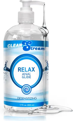 Cleanstream Relax Lubricante Sin Perfume, Fórmula Líquida Sedosa, Seguro para Juguetes para Hombres y Mujeres, Lubricante Personal que Mejora la
