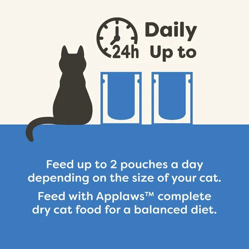 Miniatura 4 de Applaws Alimento húmedo natural para gatos en caldo, ingredientes limitados y naturales, alto en proteínas sin aditivos artificiales, filete