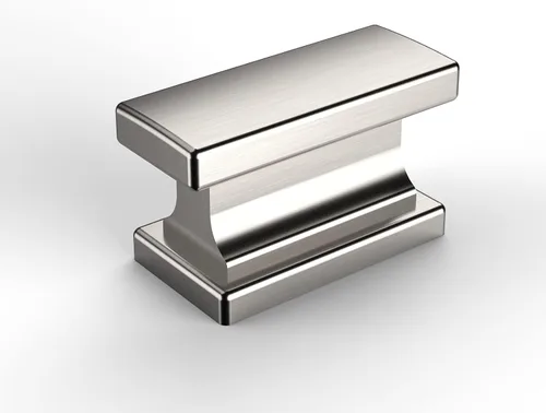 Miniatura 41 de Amerdeco - Paquete de 6 perillas en negro mate para gabinete, un solo orificio de 1.46 pulgadas, manijas para armarios, tiradores rectangulares