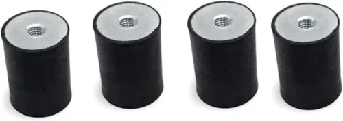 Miniatura 5 de Junta silenciosa 4 piezas M3 M4 M5 doble rosca hembra amortiguadores de goma aislador antivibración para compresores de aire, bomba de agua, máquina