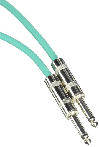 Miniatura 14 de Seismic Audio Cables de guitarra para altavoces, cables de guitarra TS de ¼ pulgadas, 3 pies, multicolor, paquete de 6 Color múltiple