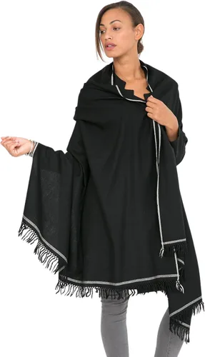 likemary Chales y envolturas de pashmina para mujer, bufanda de manta de viaje, abrigo de lana cálido y grande, regalo hecho a mano
