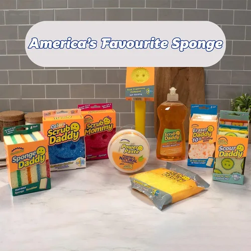 Miniatura 12 de Scrub Daddy Eraser Daddy 10x, esponja mágica para paredes pintadas, limpiador de zócalos, esponjas de melamina, almohadillas de limpieza de doble