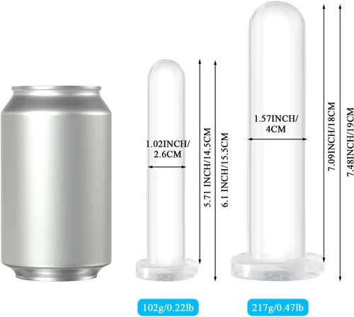 Miniatura 8 de Consolador transparente de 7.48 pulgadas con ventosa fuerte, masajeador de próstata para hombres, tapones anales para el pene para mujeres, juguete