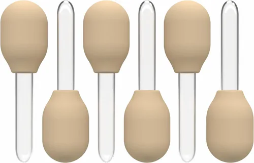 Inspire My Play 6 x Goteros Líquidos Naturales para Manualidades Infantiles - Pipetas de Juego Sensorial para Niños - Juguetes y Accesorios de Juego