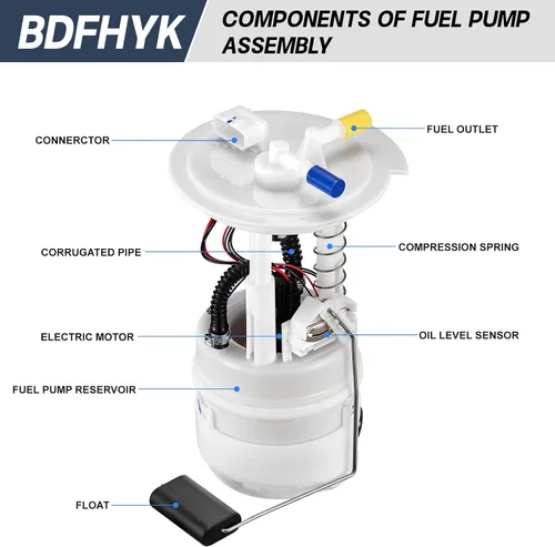 Miniatura 3 de BDFHYK Conjunto de Bomba de Combustible Eléctrica E8545M Compatible con Nissan Altima 04-06 L4 2.5L, V6 3.5L, Nissan Maxima 04-08 V6 3.5L, Nissan
