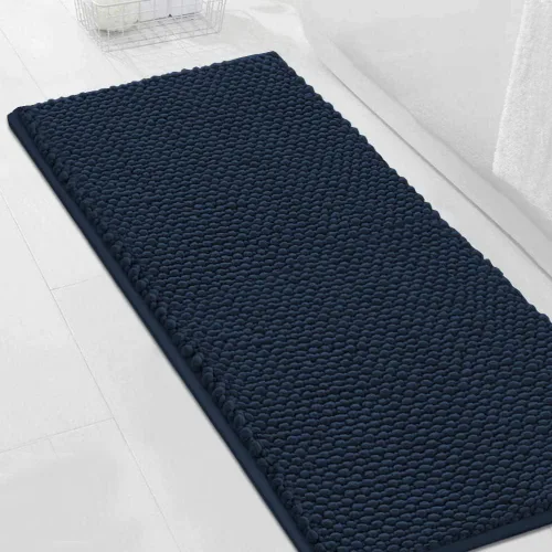 Miniatura 24 de Turquoize Alfombras de baño de felpilla antideslizante para baño, 17 x 24 pulgadas, extra suaves y absorbentes, lavables a máquina, perfectas
