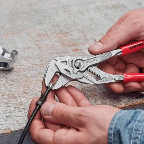 Miniatura 6 de KNIPEX - Llave de alicates, cromada (86 03 180), rojo