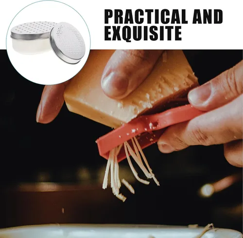 Miniatura 9 de Wakauto Rallador de queso de acero inoxidable con contenedor integrado Triturador de verduras para zanahorias, pepinos, papas, triturador