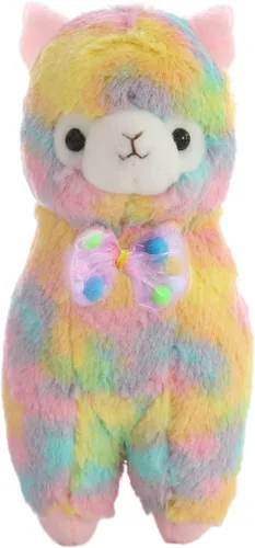 Miniatura 9 de Lindo y suave peluche de pajarita de alpaca, cojín de juguete, llama, cordero, juguete de peluche, juguetes de muñeca, el mejor cumpleaños