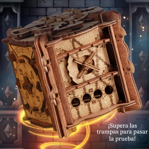 Miniatura 5 de iDventure Cluebox The Trial of Camelot Caja de Rompecabezas de Escape Room Rompecabezas 3D Desafiante Acertijo Mental para Adultos Idea