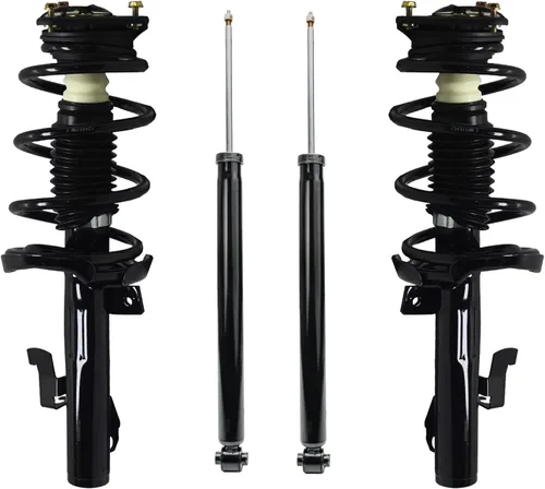 Miniatura 69 de Detroit Axle - Amortiguadores de puntales para Nissan Sentra 2007-2012 [Base S SL SR] Puntales delanteros completos con amortiguadores traseros