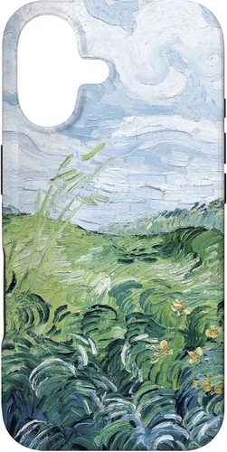 Miniatura 32 de Funda para iPhone 12 Pro Max Van Gogh Green Wheat Fields Modern Art Painting Phone Cover Case