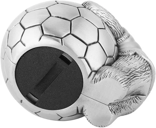 Miniatura 3 de Hucha de metal con diseño de oso pequeño con caja de dinero de fútbol, hucha de ahorro para decoración del hogar para niños