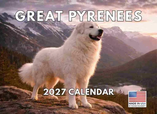 Miniatura 15 de Calendario de pared mensual 2025 Great Dane de 12 meses, fabricado en Estados Unidos
