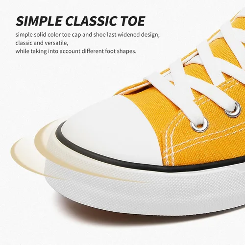 Miniatura 4 de Zapatillas de lona altas para hombre, zapatos de lona casuales con cordones para hombre, zapatos de lona de moda blanca y negra para caminar